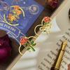 Металлические закладки ZaoMo Серия «Вселенная роз»: Элегантный дизайн с розами для планировщиков и блокнотов