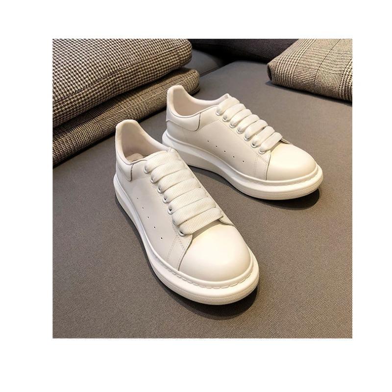 Women Thick Sole White Sneakers Casual Platform Height Increasing Fashion Shoes
