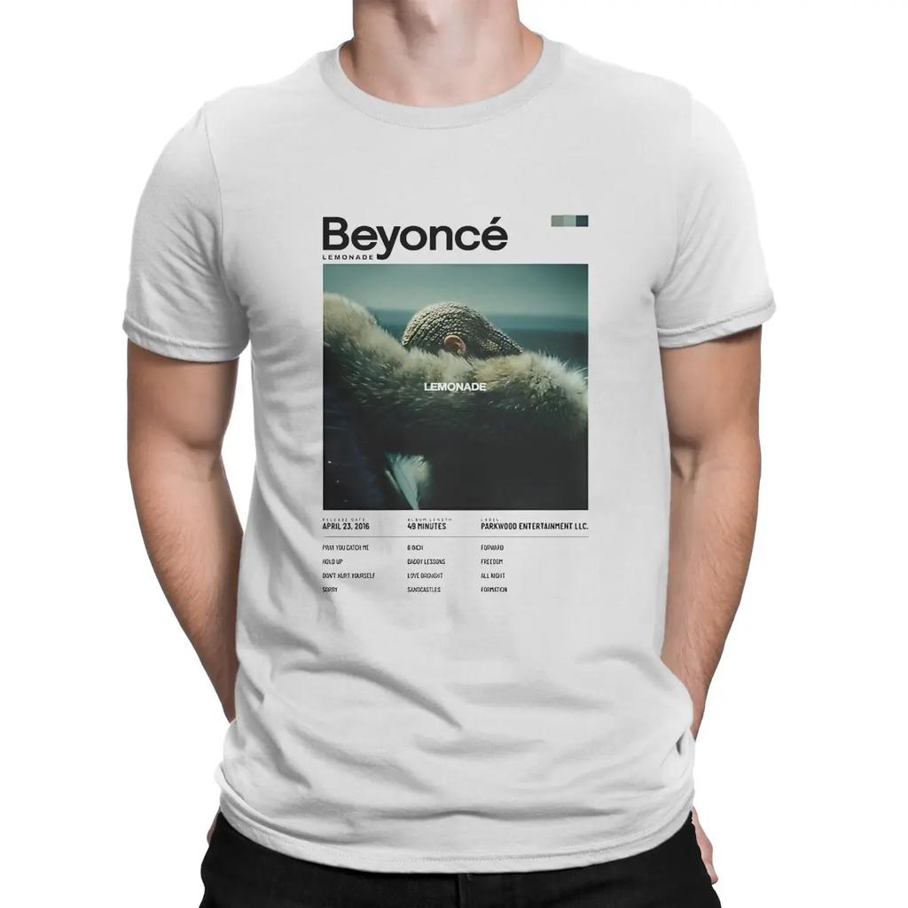 Футболки Beyonce Lemonade Мужские Beyonce Смешные 100% Хлопок Футболки Круглый Воротник Короткий Рукав Футболка Печать Топы