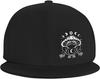 Кепка с прямым козырьком, унисекс, полиэстер, Snapback, Тракер, Графический дизайн: Лягушка-гриб, Небесная луна