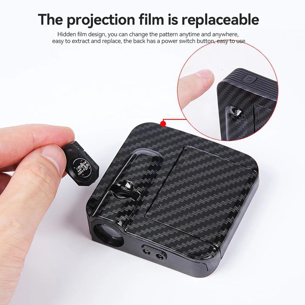 2/4 шт. Приветственный свет двери автомобиля 2/4 шт. Светодиодные проекционные лампы «Крылья ангела» Подсветка тени двери АБС Беспроводные Не требуется сверление