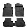 Rugs 3D (for Q50, 5 Pcs, Polyurethane) for Infiniti Q50/Q60 2013-2024