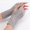 NEW Women Hand Warmer Winter Gloves Fashion Knitting Faux Wool Mitten Warm Fingerless Glove Femme Women Gloves