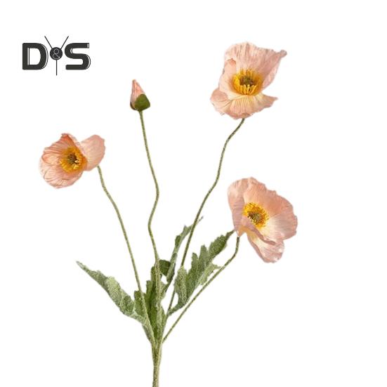 Искусственный цветок со стеблем, реалистичный домашний офисный стол, центральная часть свадебного искусственного цветка, ветка, искусственная цветочная композиция, украшение, реквизит для фото