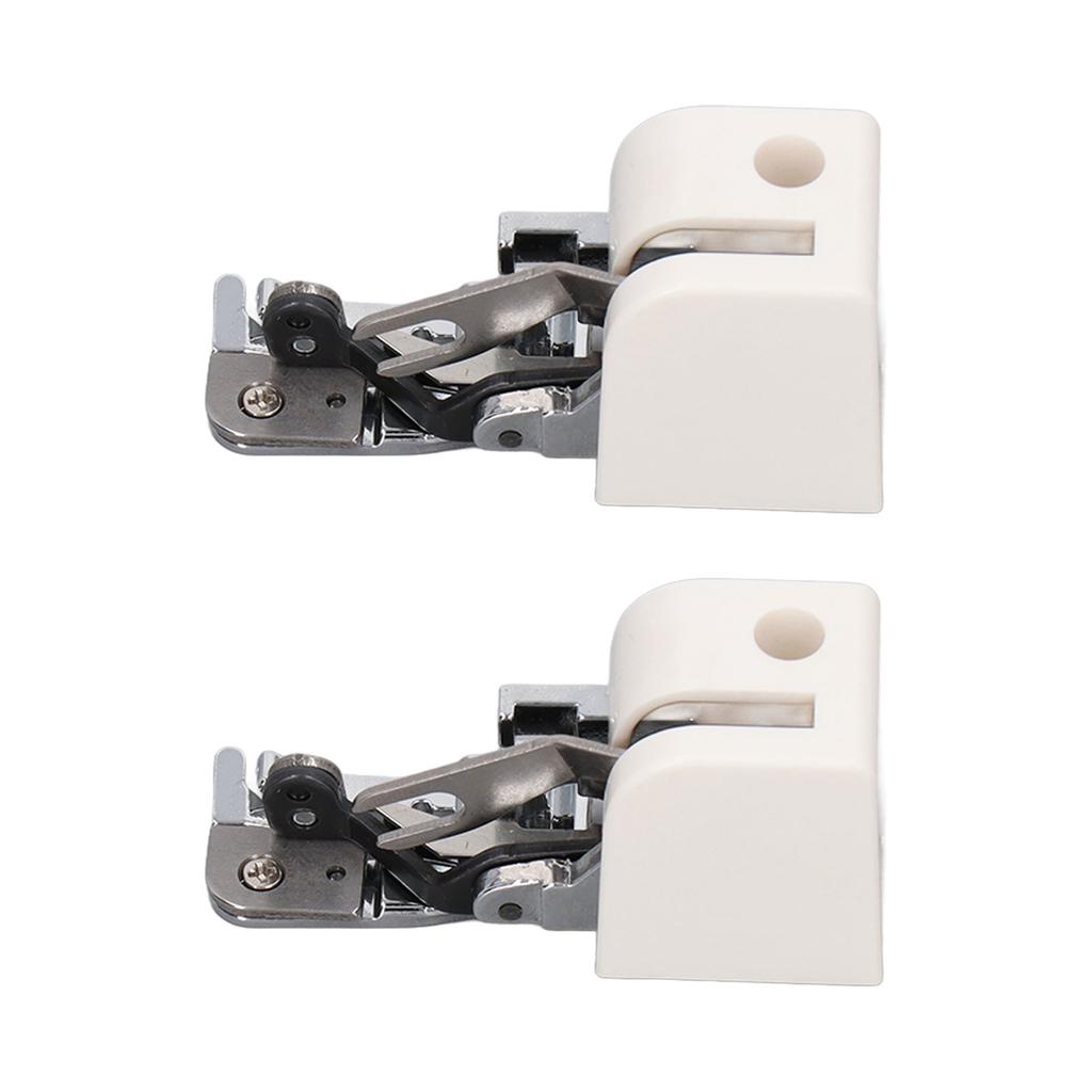 2 шт. прижимная лапка для бокового резака, профессиональная прочная и долговечная прижимная лапка для шитья с низким хвостовиком