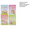 4Pcs/Set Grooved Copybook Handwriting Workbook Kit with Letters Numbers Tracing Reusable