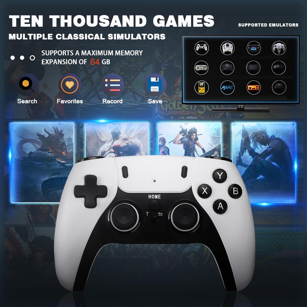 P5 Gd10 4k Game Stick Ретро игровая консоль 2,4 г Двойной беспроводной контроллер 40000+ ретро-игр 64 г 128 г Портативный игровой плеер