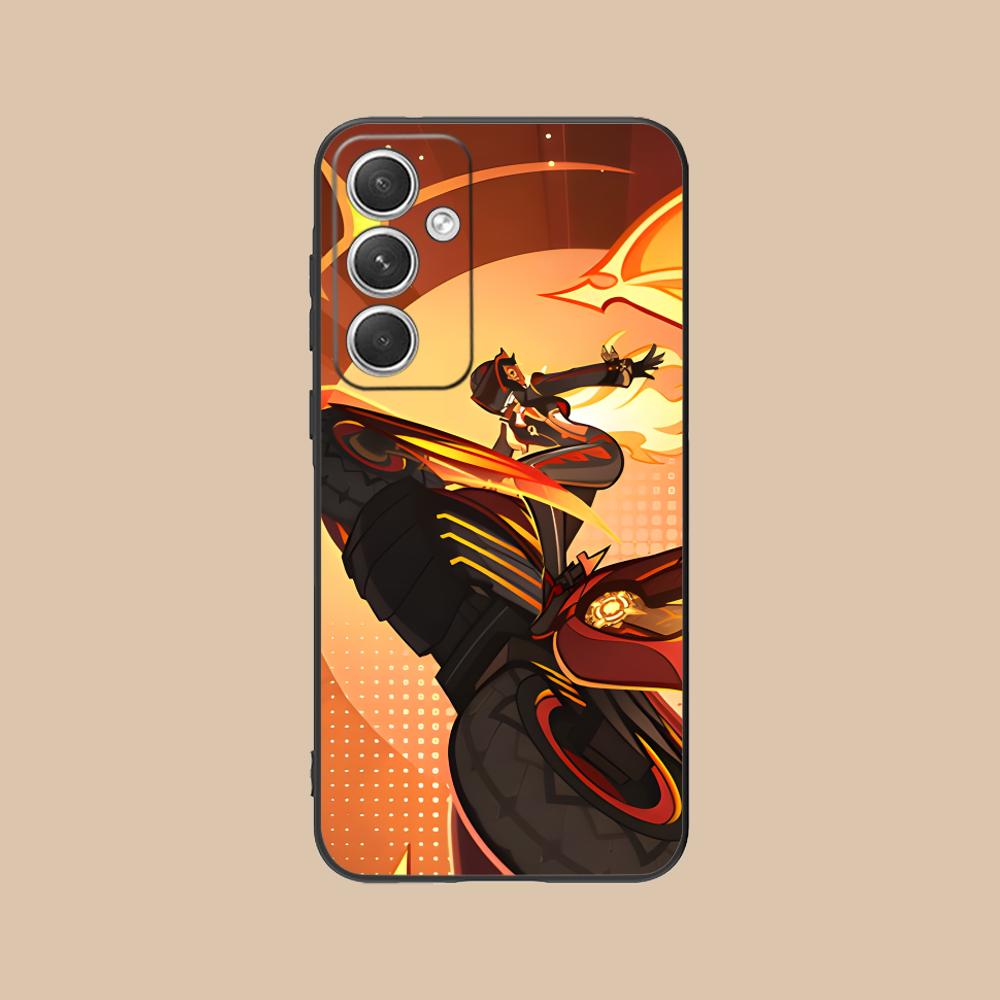 Игровой чехол GI Mavuika Матовый ТПУ для мобильного телефона Samsung Galaxy S26 S25 S24 S23 S22 S21 S20 Note20 Plus FE Ultra Цветной чехол