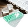 With PP Lid Ice Cubes Tray 24 Grid Small Cubes Ice Tray Reusable Ice Cube Mold  Kitchen