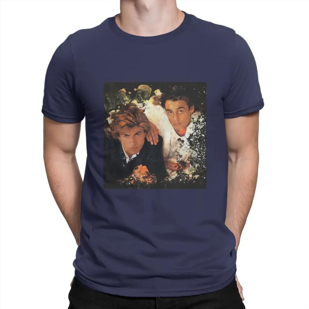 Awesome Watercolor Wham T-Shirt Men Round Neck Cotton T Shirt Wham Short Sleeve Tee Shirt Birthday Present Clothing