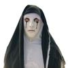 Horror Nun Latex Mask Halloween Haunted House Party Costume Cosplay Accessories