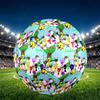 Sprunki Game Print Size 5 Soccer Ball, PU Wear Resistant Football for Match Training and Daily Practice, Birthday Gift for Soccer Fans