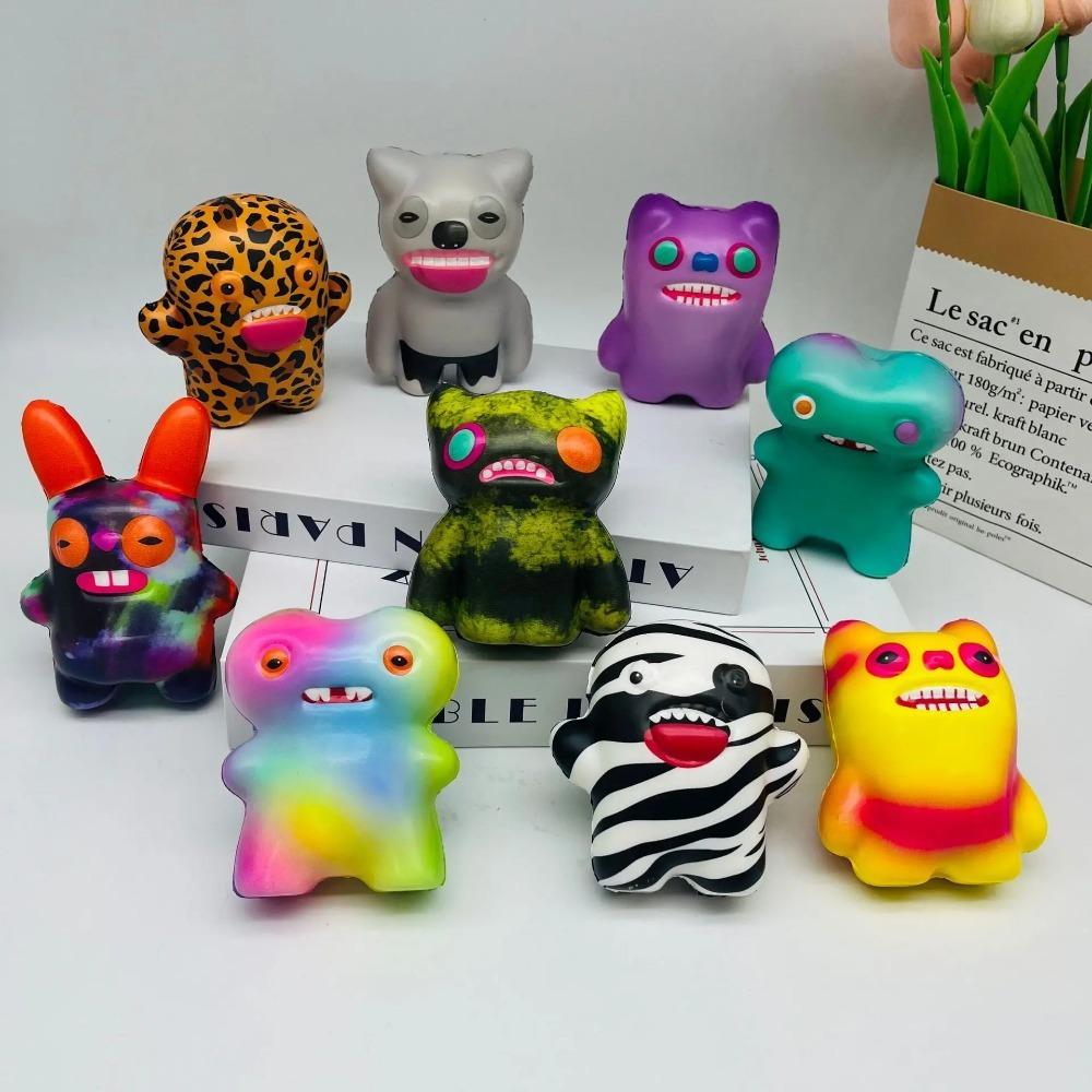 Fugglers Игрушки-антистресс Аниме Монстр с кривыми зубами Сжимаемая игрушка Кукла для снятия стресса у детей Аксессуар для снятия эмоций у взрослых Детский подарок