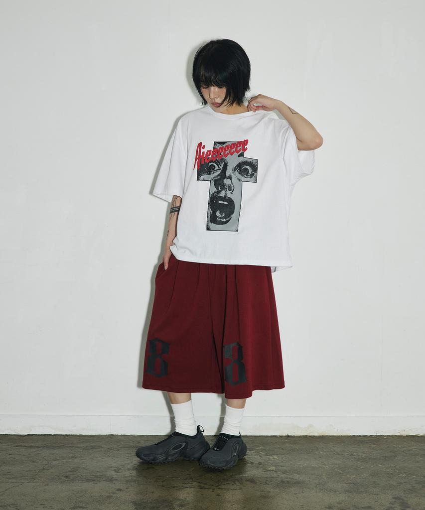 SCALLYWAG Vintage Crossbody Oversized T-Shirt [White]