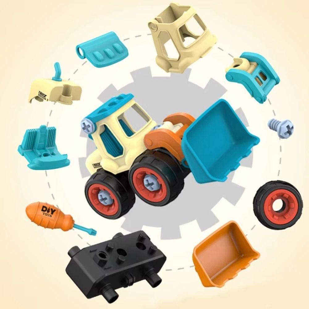 Children Gits DIY Disassembly Engineering Car Removable Engineering Vehicle Boy Kids Gift
