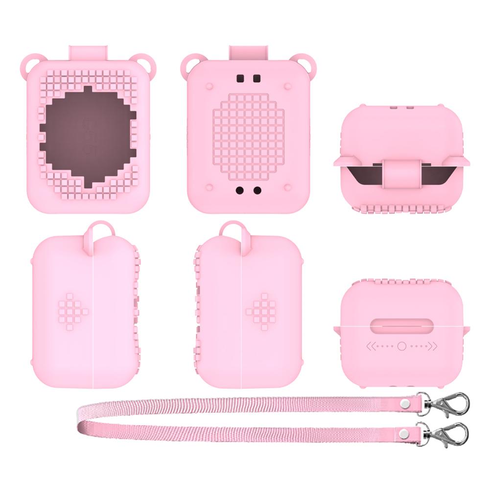 Silicone Case Anti-Scratch Protective Skin Sleeve Washable Protective Skin Cover for Bitzee Interactive Digital Pet and Case