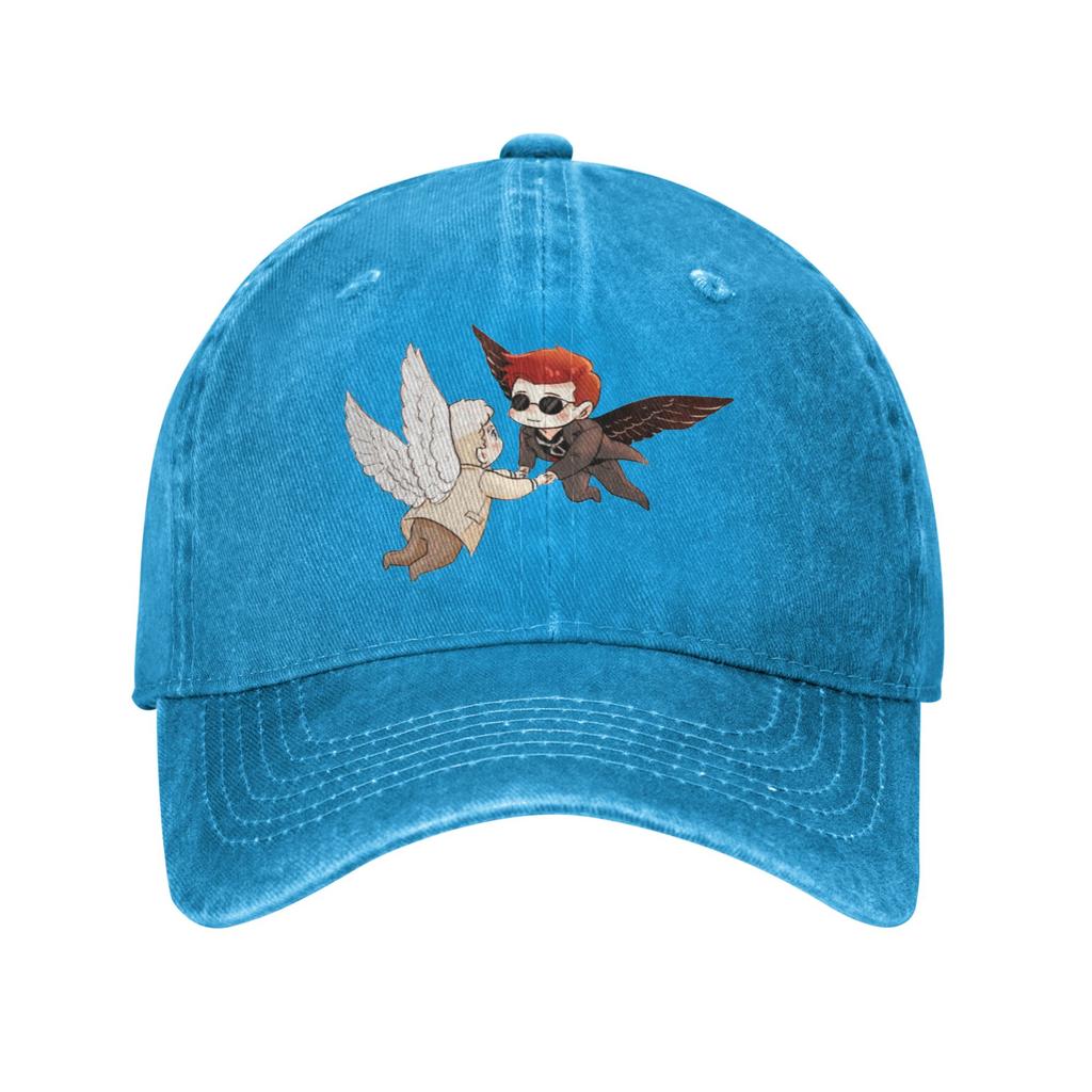 Good OUnisexs Baseball Cap Vintage Distressed Cotton Chibis Holding Hands Headwear Unisex Women Golf Adjustable Fit Hats Cap