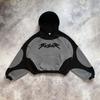 BeatStreet Зимняя мода Уличная одежда Женская Худи с вышивкой Color-Block Модный Свободный Повседневный Свитшот с длинным рукавом