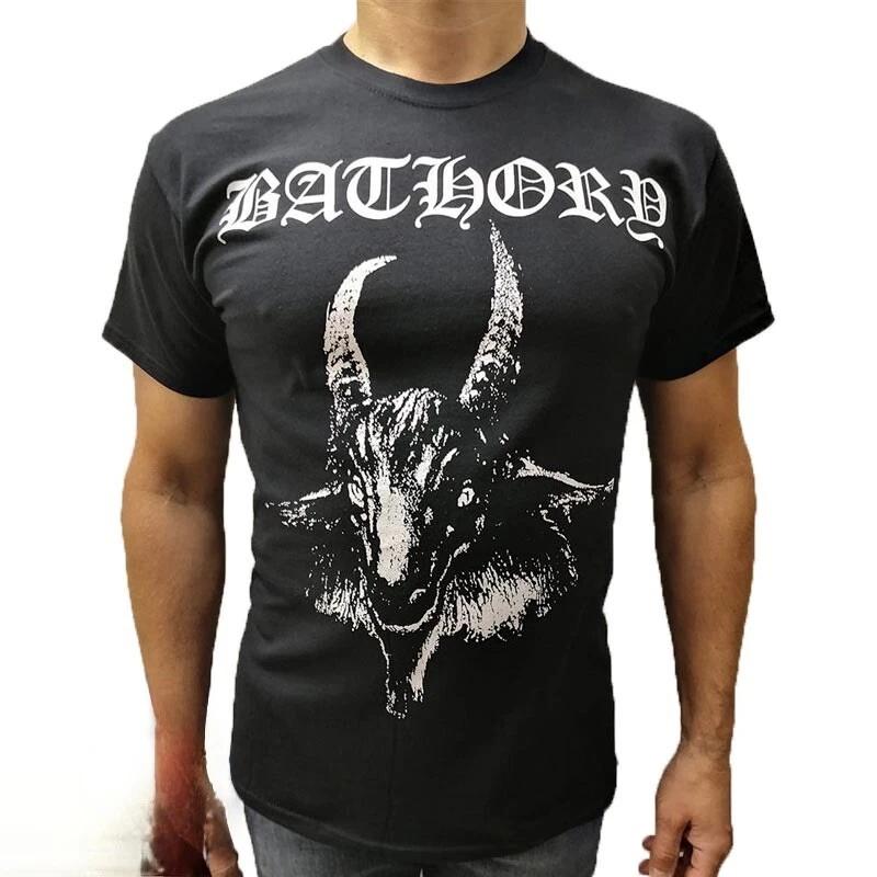 BATHORY Козел 1984 логотип Футболка Черный хаос темный трон