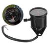 FUNOMOCYA Motorcycle High Accuracy Speedometer Black Metal High Odometer Motorcycle