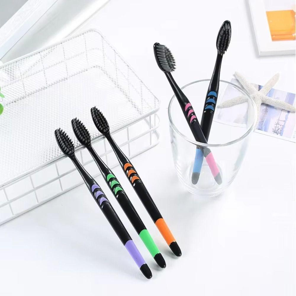 10PCS Ultra-Fine Bristles Family Pack Toothbrush Antibacterial Soft Bristle Toothbrushes Gum Care