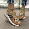 Sneakers Leopard Print Shoes for Women Luxury Brand Women Lightweight Platform Designer Ankle Shoes New Winter Casual Sneakers