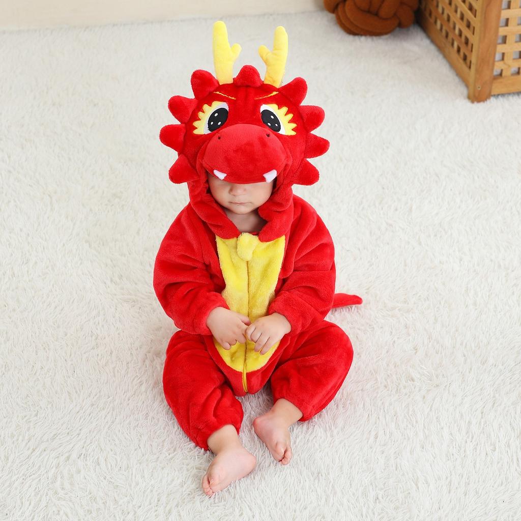 Пижама с рисунком из мультфильмов для детей, вся и зимняя домашняя одежда с животными, детская фланелевая одежда для ползания