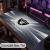 Large Mouse PadLas Vegas Raiders Custom Name Text Personalized Desk Mat Non Slip Gaming Pad
