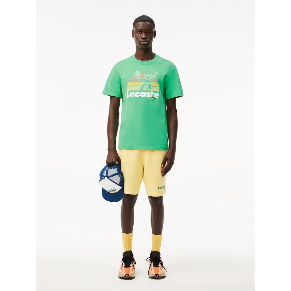 Lacoste Мужская летняя футболка с рисунком Th0784 54g Uyx q2nTh0784 54gUyx