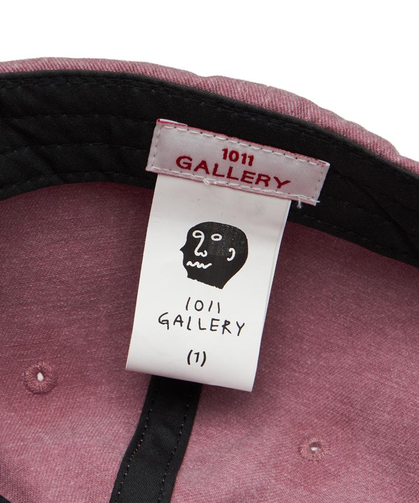 1011 GALLERY Кепка с пигментным принтом_Выстиранный фиолетовый