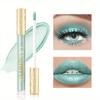 Dazzling Highlighter Liquid Eyeshadow, Lip Gloss Lip Glaze Liquid Lipstick,Diamond Intense Color Shifting Multichrome Eyeshadow Eyeliner Lip Liner