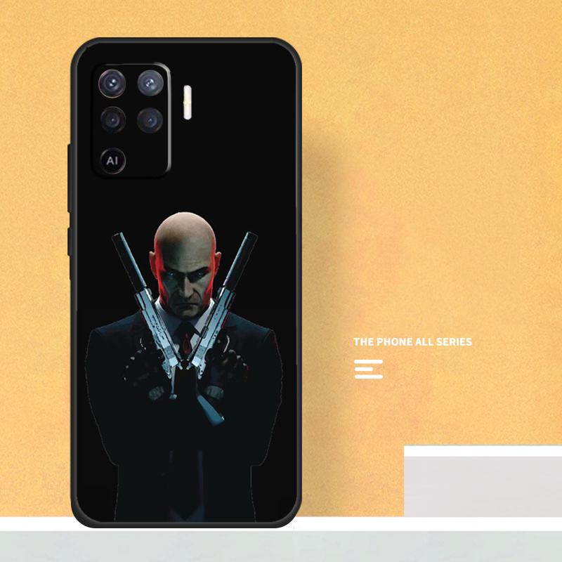 Man Hitman Agent Case For Oppo A74 A94 A54 A15 A17 A57 A6 A5 Pro A16 A76 A96 A40 A60 A80 A18 A38 A58 A78 A98