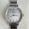Б/У [Замена батареи на новую/Рабочее состояние] SEIKO Винтажные женские часы Кварцевые Старое серебро