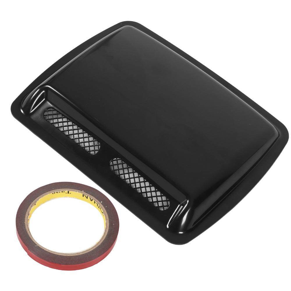 ABS Hood Scoop Vent Decorative Exterior Trim Handy Air Intake Covers Bonnet Appearance Upgrade