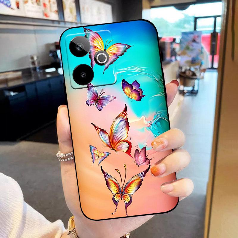 Чехол для Realme GT 7 GT 7T Глобальная версия Ударопрочный корпус Для Realme GT7 GT7T Защита Мягкий силиконовый Бампер Чехол Fundas Etui