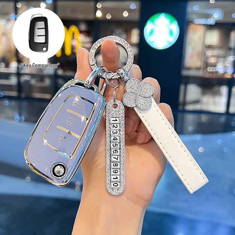 Складной чехол для ключа Geely для Vision X3, King Kong, Emgrand GL, Panda S1, Boyue X1, Xingrui, Binrui.