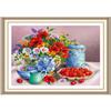 5D DIY Diamond Painting Vintage Beautiful Flowers Diamond Embroidery Cross Stitch Kit Full Rhinestone Mosaic Home Decor