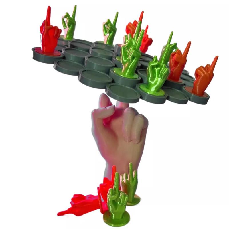 Интерактивная игрушка «Средний палец», балансировочная доска, настольная игра, социальное развлечение для взрослых