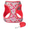 OODUDUOO Dog Harness Adjustable Pet Harness Vest For Small Medium Dogs Chest Strap Rabbith Bulldog Puppy Chihuahua Leash Set