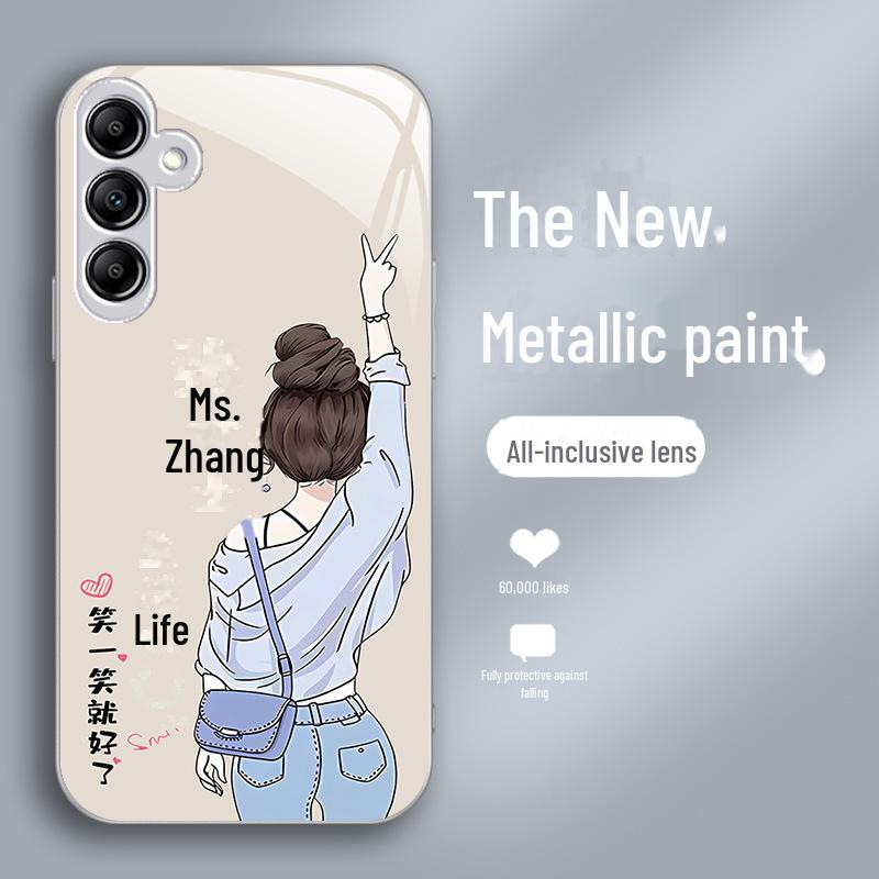 Samsung A20S Biye Girl A20 Boy A52 Liquid A73 Personality S30 Full Coverage Lens - Hundred Family Names Applicable