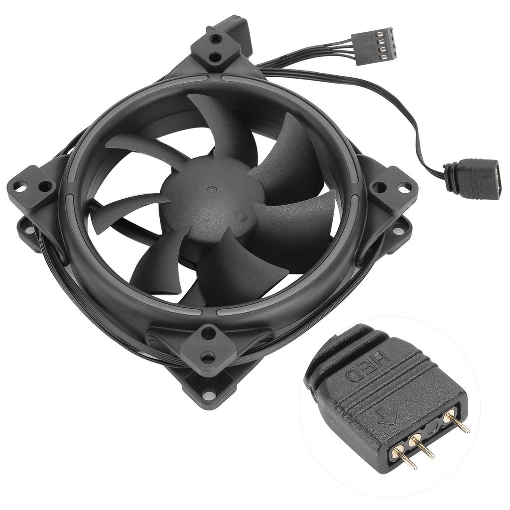 Chassis Fan Radiator PWM 4Pin DRGB Cooling PC Cooler 5V Motherboard Synchronization Toning 8cm