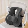 Back Support Cushion Memory Foam Lumbar Support Cushion Chair Back Support with Adjustable Slider for Office Chair Computer Desk Chair