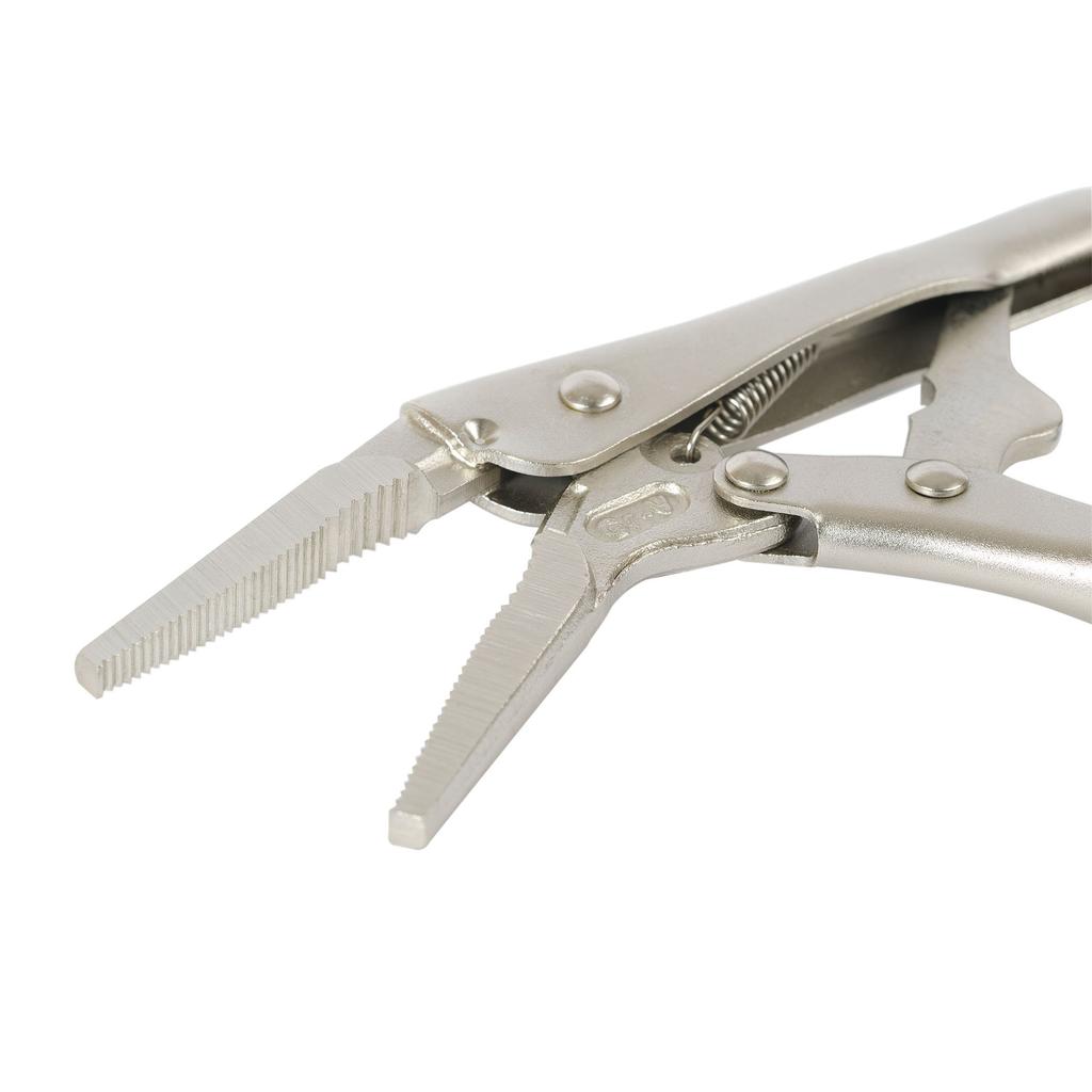 WORKPRO Locking Pliers Set with Curved Jaws and Long Nose 5-Piece
