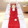 3 Pack Red Cheesecloth Table Runner, 17 x 108 inch, Semi Sheer Boho Cheese Cloth Fabric Table Runner Bulk for Wedding, Birthday, Party, Holiday, Home