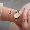 Авторизованный дистрибьютор Burton Watch Ladies OB16MN10 Classic Mini Rose Gold Bracelet Blush MOP Sparkle Marker [OLIVIA BURTON]Olivia &