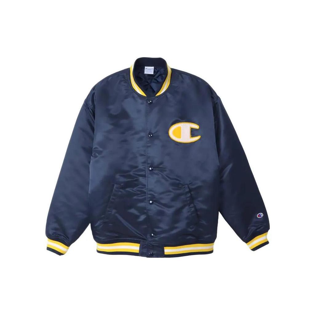 Champion Jackets Men's Baseball Collar Thickened Straight Fit (Unisex) Jackets C3 W612