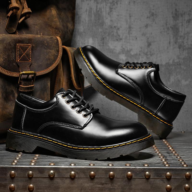 Fashion Autumn Classic Luxury Leather Shoes Men Casual Business Oxford Shoes Men Tooling Shoes Men Designer Black Formal Shoes For Men