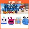Мягкая игрушка Blox Fruits в коробке с леопардовым принтом фиолетового цвета. Мягкое и пушистое чучело для детей, высота 15 см