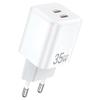 Awei Lad. Network. Pd65-Eu 35W2X Usb-C White/White Gan