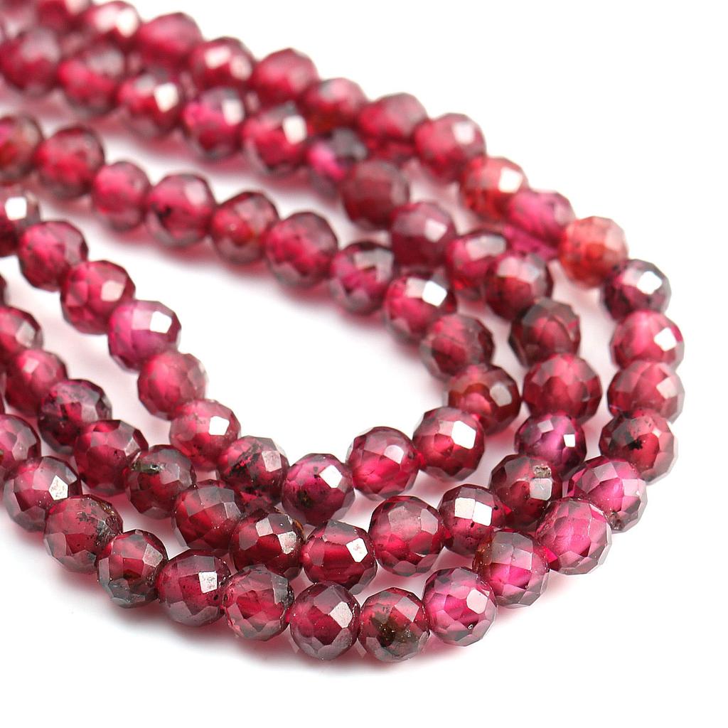 Природный камень, гранат, пробойник, свободные бусины, подвески, драгоценный камень для ожерелья «сделай сам», браслет, ремесленные украшения